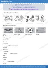 Tổng hợp 5 đề thi học kì 2 Tiếng Anh 3 Family and Friends có đáp án